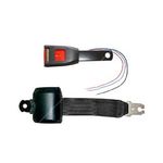 Securon Retracting Lap & Electric Switch Buckle Seat Belt (2220/15EL) - Black 